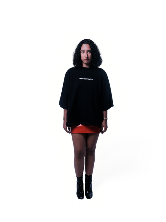 MAYTHEYKNOW T-SHIRT IN BLACK