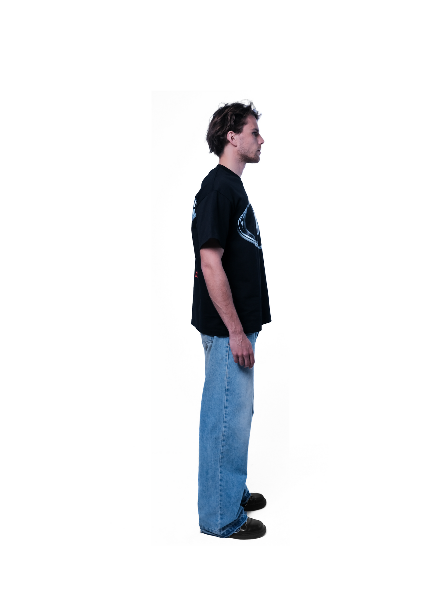 MAGNOLIA T-SHIRT MEDIUM FIT IN BLACK