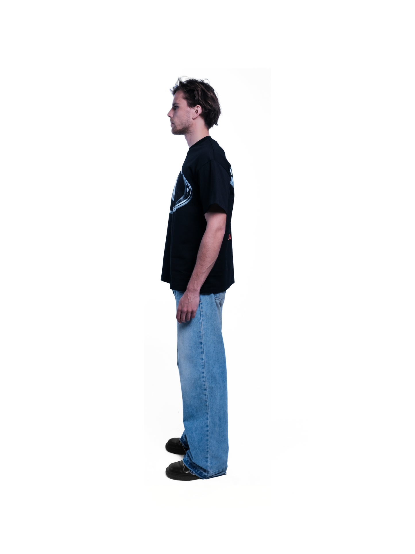 MAGNOLIA T-SHIRT MEDIUM FIT IN BLACK